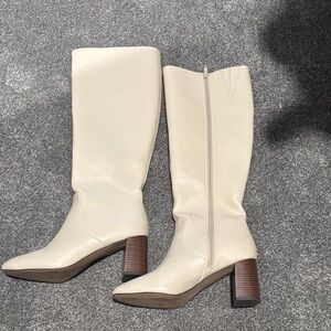 LOFT Cream Boots